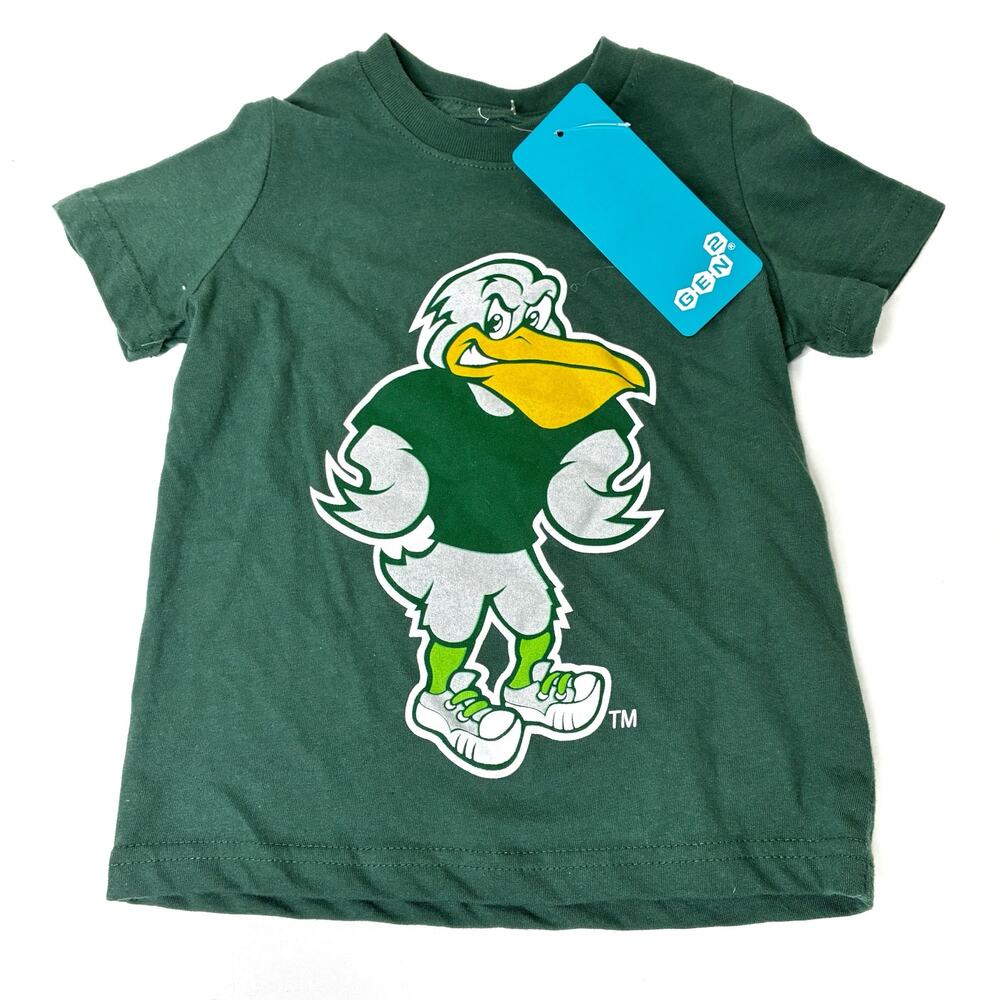 Gen2 Oregon Ducks Toddler Tee Shirt Green Graphic Short Sleeve NWT Various Sizes